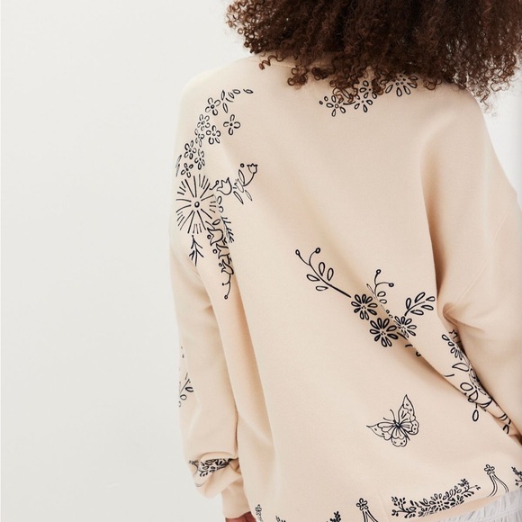 Free People Cream JO Pullover - Picture 2 of 6